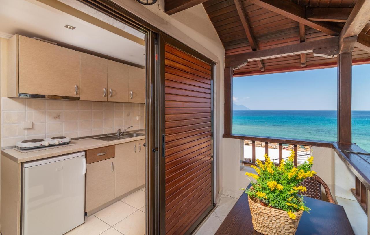 House Kostas On The Beach Sarti Bagian luar foto